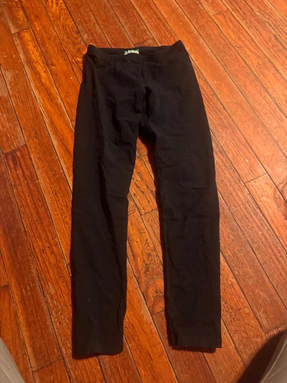 United Colors Of Benetton Kids Black leggings size 8-9 years